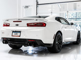 AWE Touring Edition Cat-back Exhaust for Gen6 Camaro SS / ZL1 / LT1 - Non-Resonated - Diamond Black Tips (Quad Outlet) - Mounted
